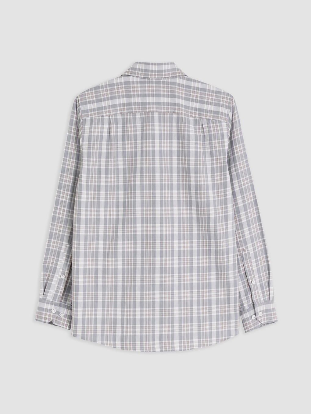 Regular Fit Plaid Shirt-1