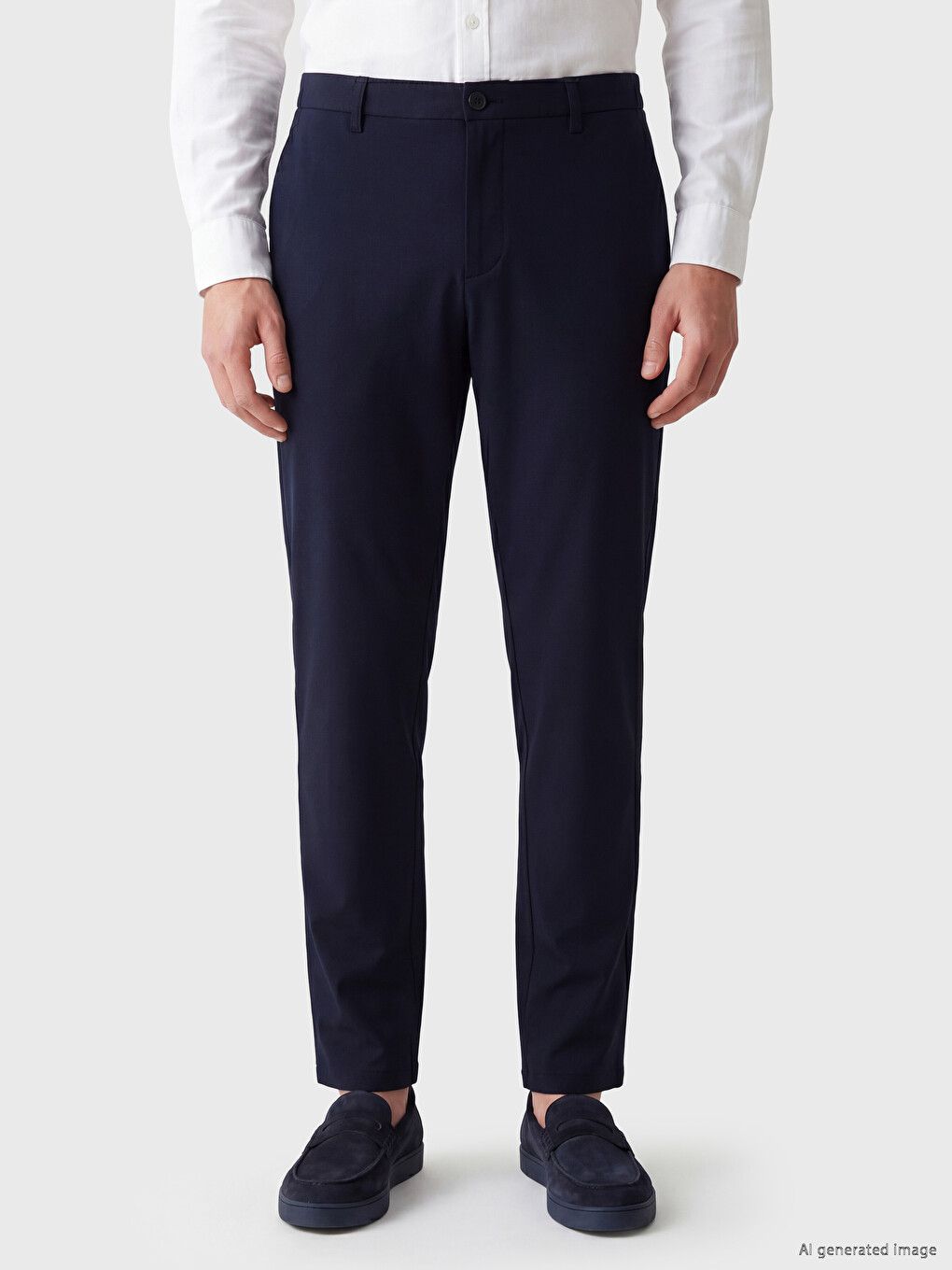Lacivert Regular Fit Erkek Pantolon-1