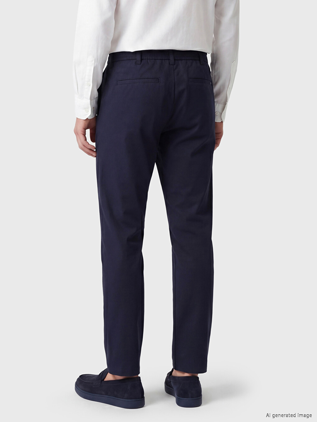 Lacivert Regular Fit Erkek Pantolon-3