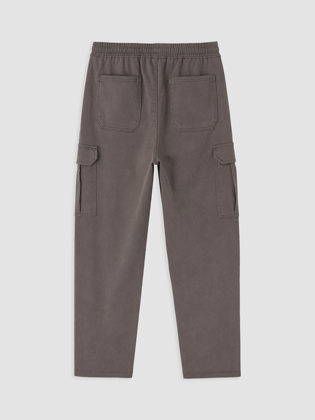 Kahverengi Regular Fit Erkek Kargo Pantolon-5