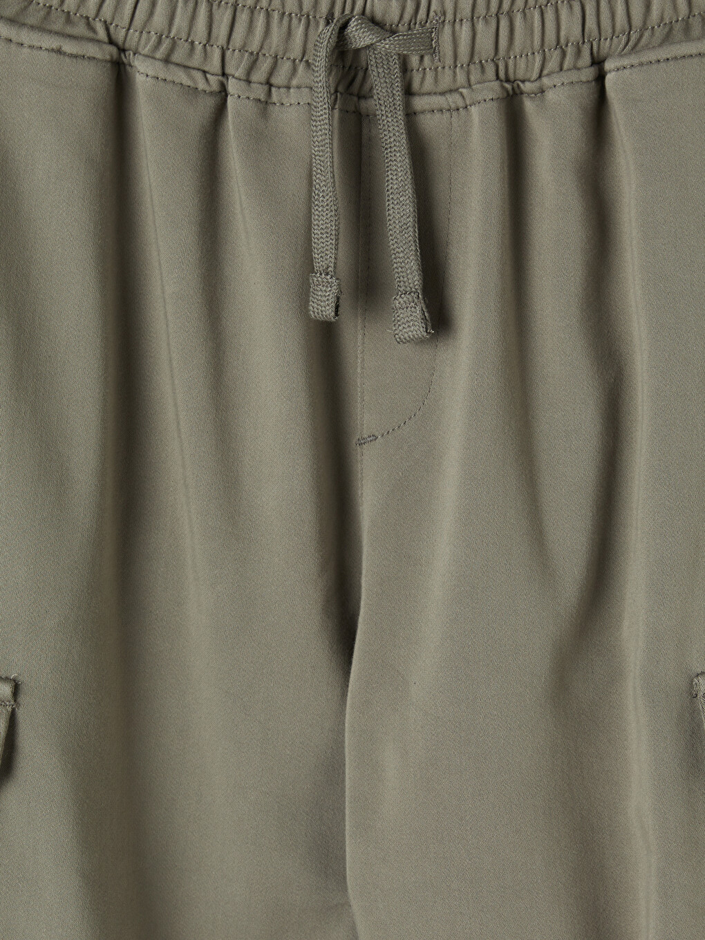 Haki Regular Fit Erkek Kargo Pantolon-1