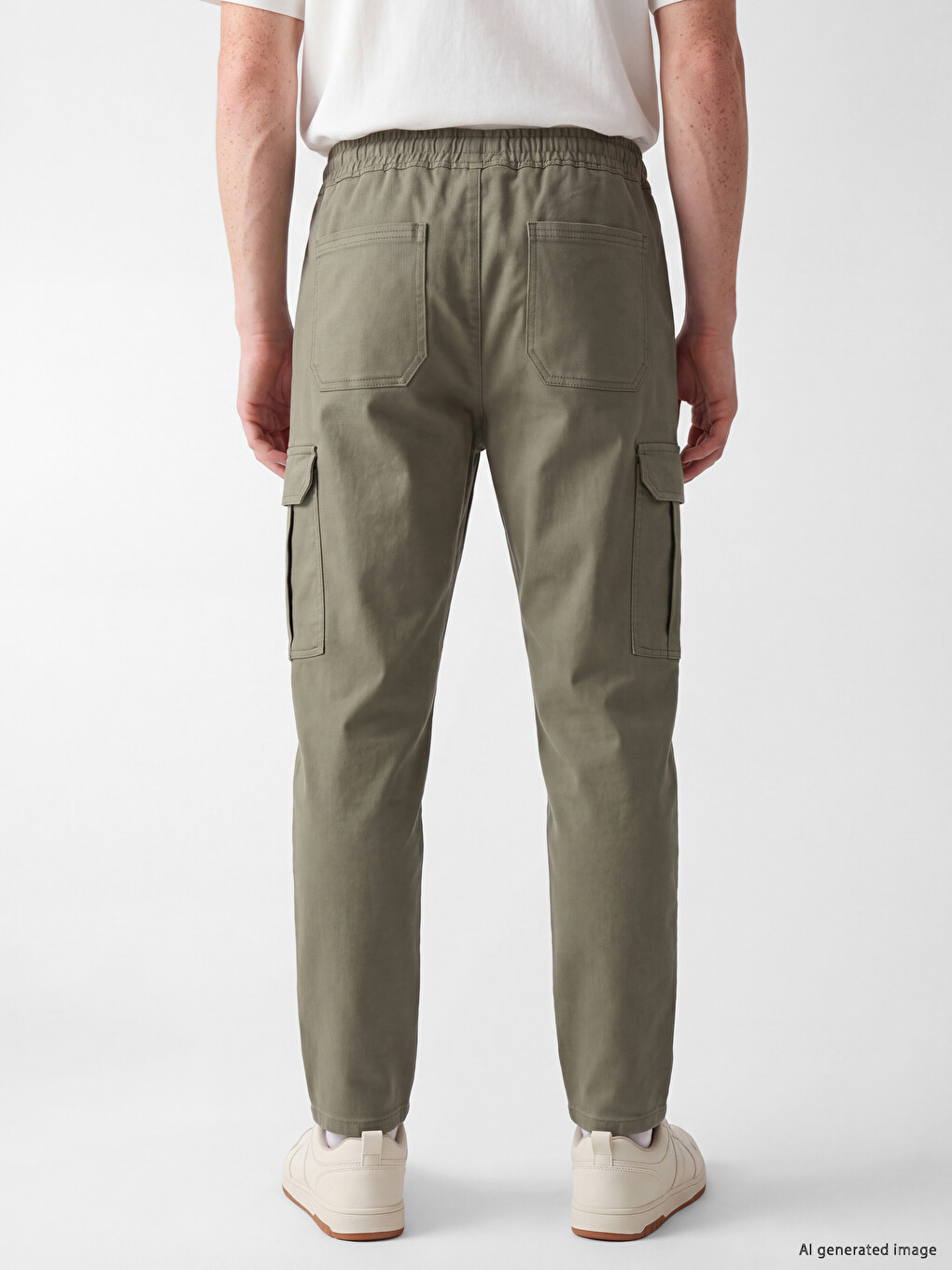 Regular Fit Men's Cargo Trousers-2