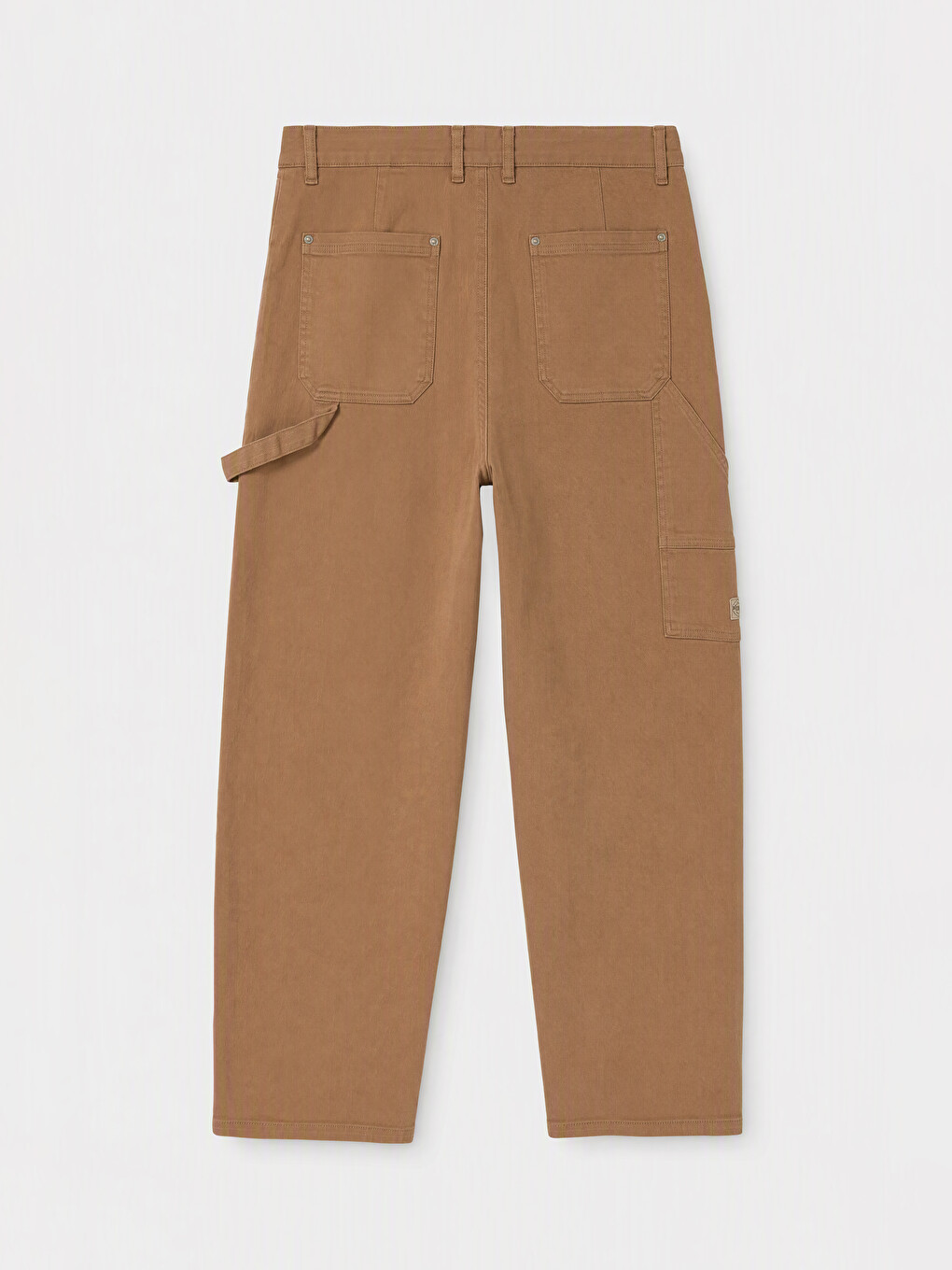 Bej Regular Fit Kanvas Erkek Pantolon-1