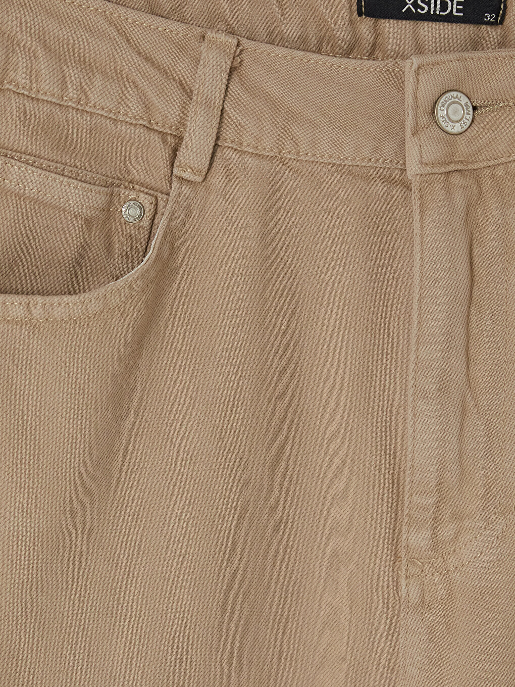 Bej Relax Fit Gabardin Erkek Pantolon-5