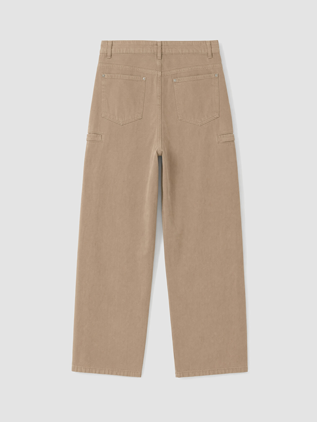 Bej Relax Fit Gabardin Erkek Pantolon-6