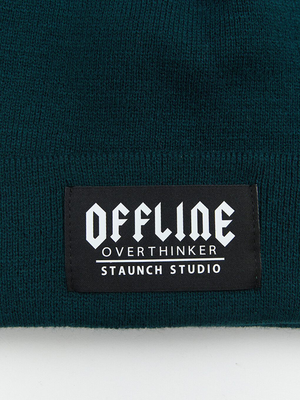Slogan Printed Men's Knitwear Beanie-1
