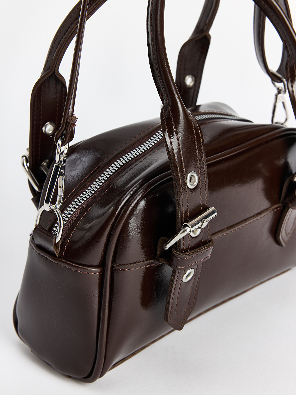 Woman Brown Shoulder Bag-2