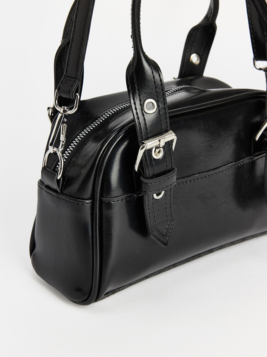 Faux Leather Women's Shoulder Bag-3