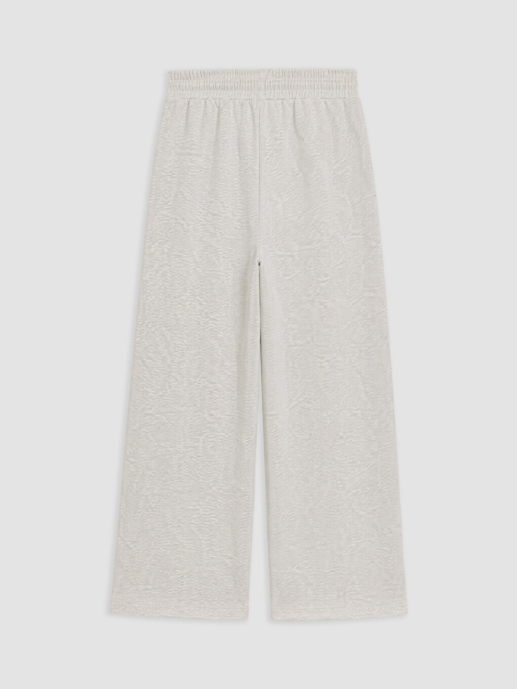 Wide Leg Girls' 3 Thread Brushed Sweatpants-2
