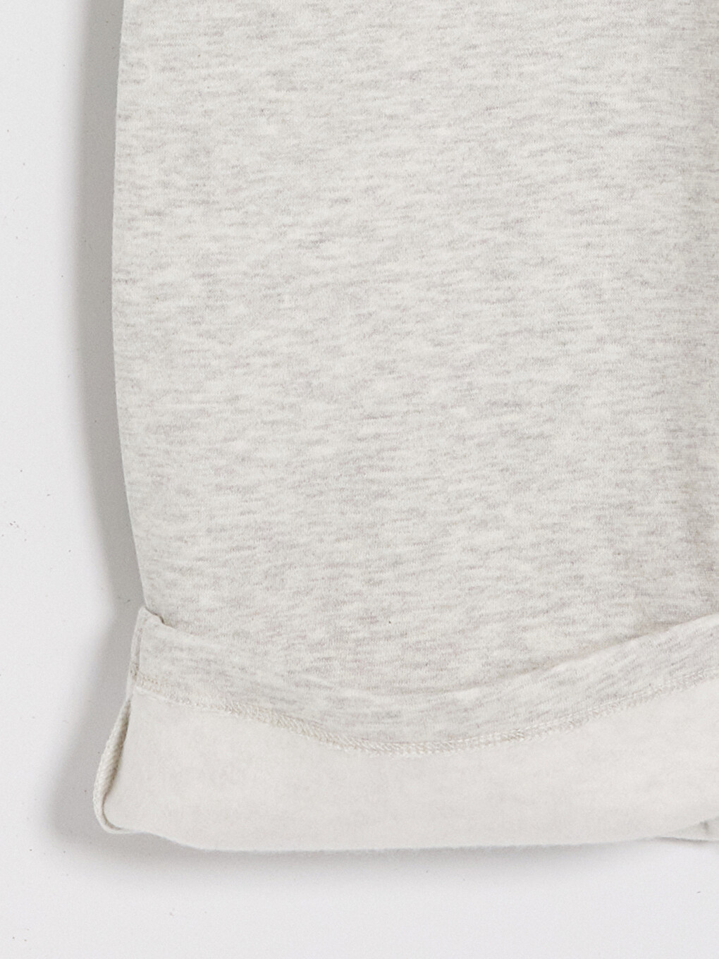 Wide Leg Girls' 3 Thread Brushed Sweatpants-3