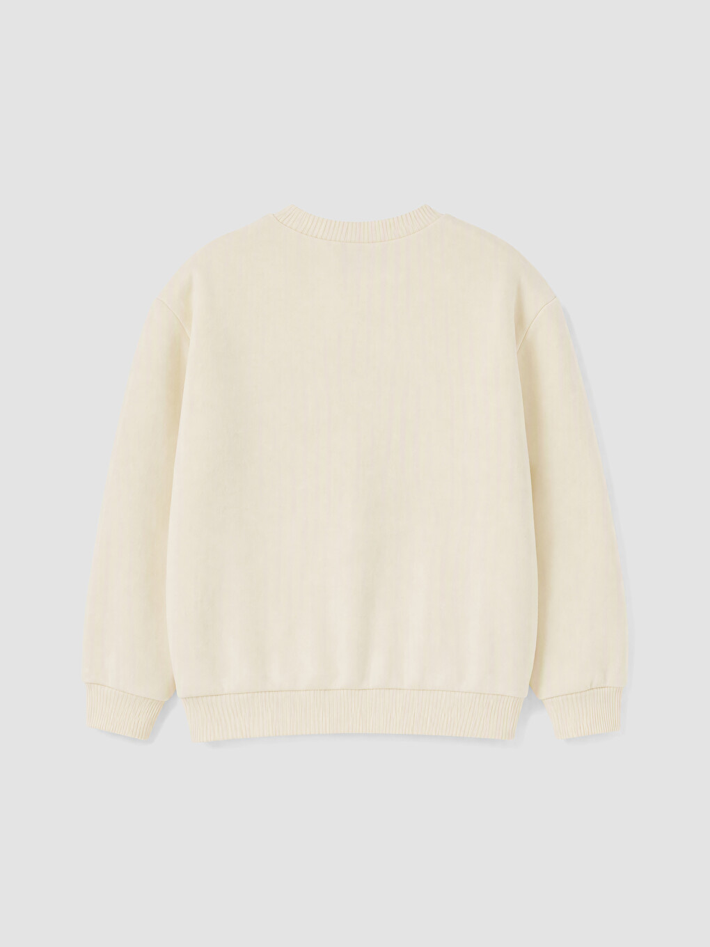 Ekru 2'li Baskılı Erkek Çocuk Sweatshirt-3