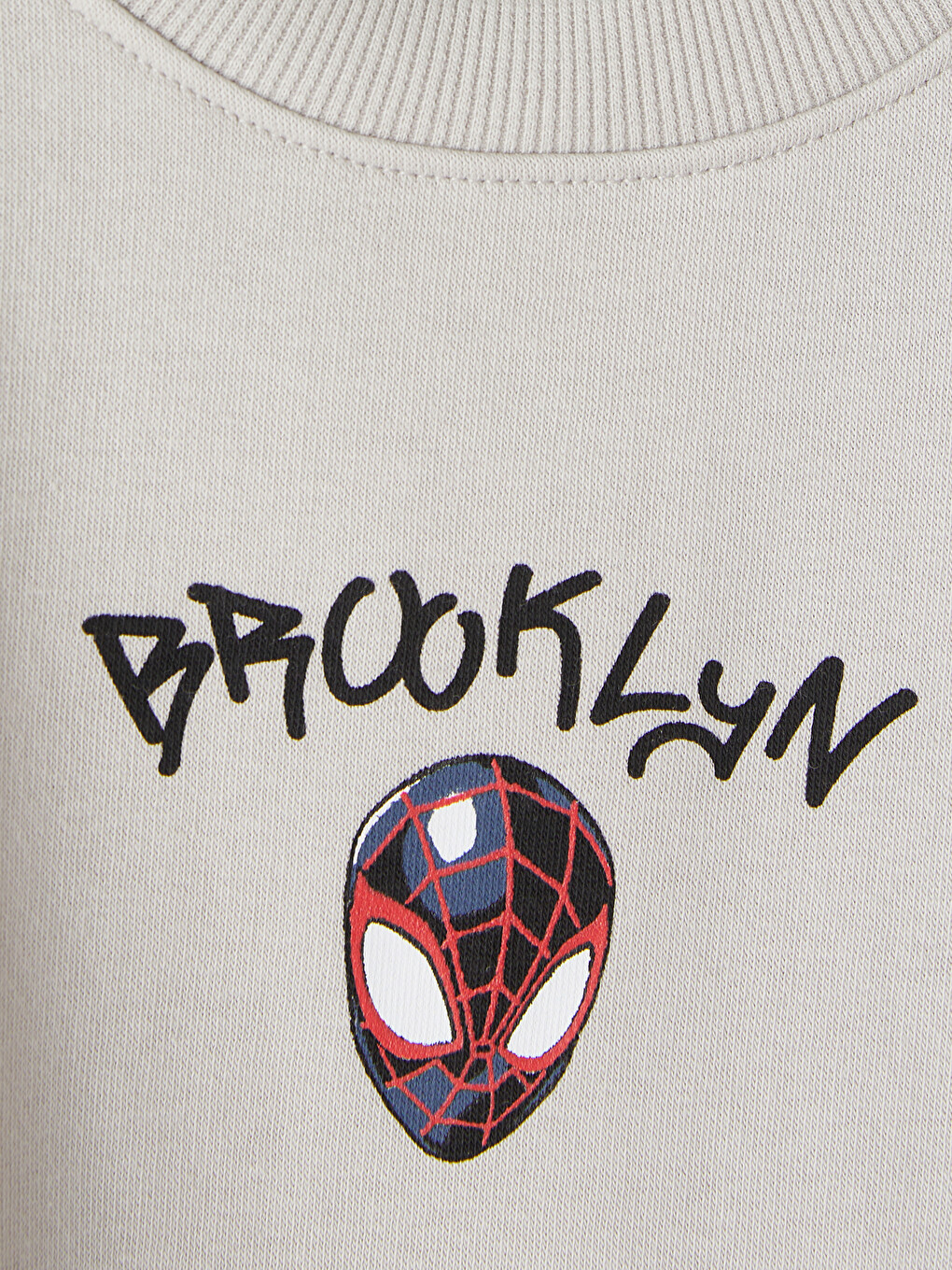 Crew Neck Spider-man Printed Boys' Sweatshirt-3