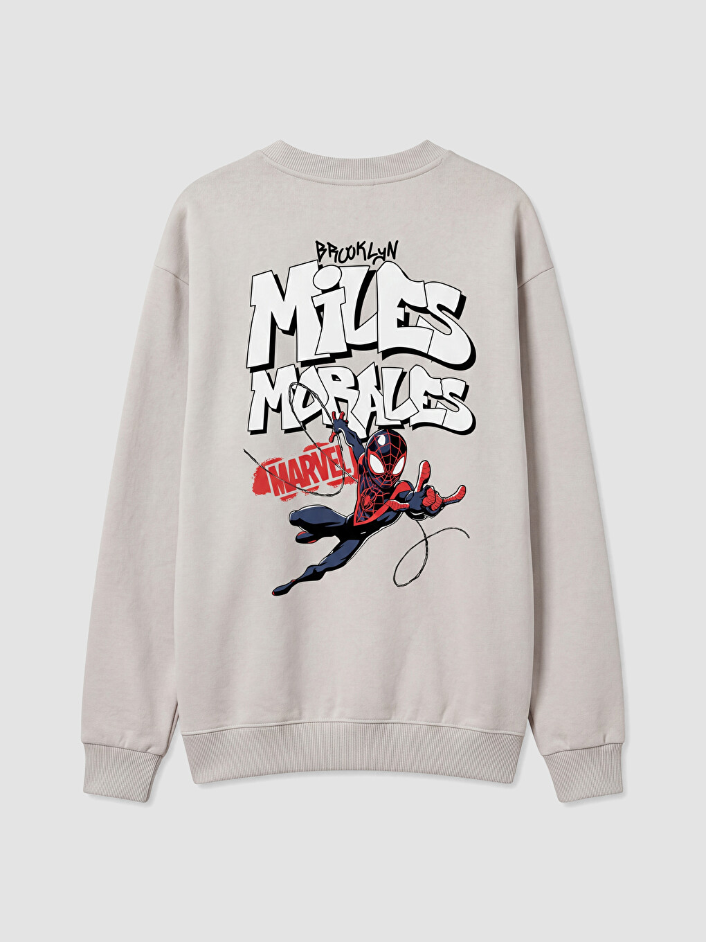 Crew Neck Spider-man Printed Boys' Sweatshirt-4