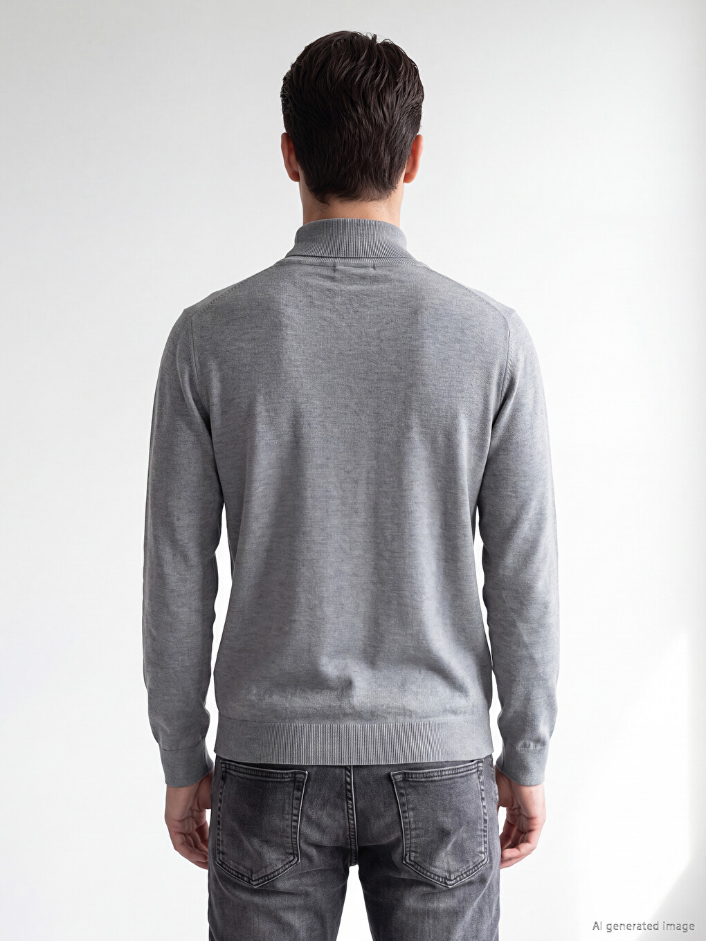 Polo Collar Pique Men's T-shirt-2