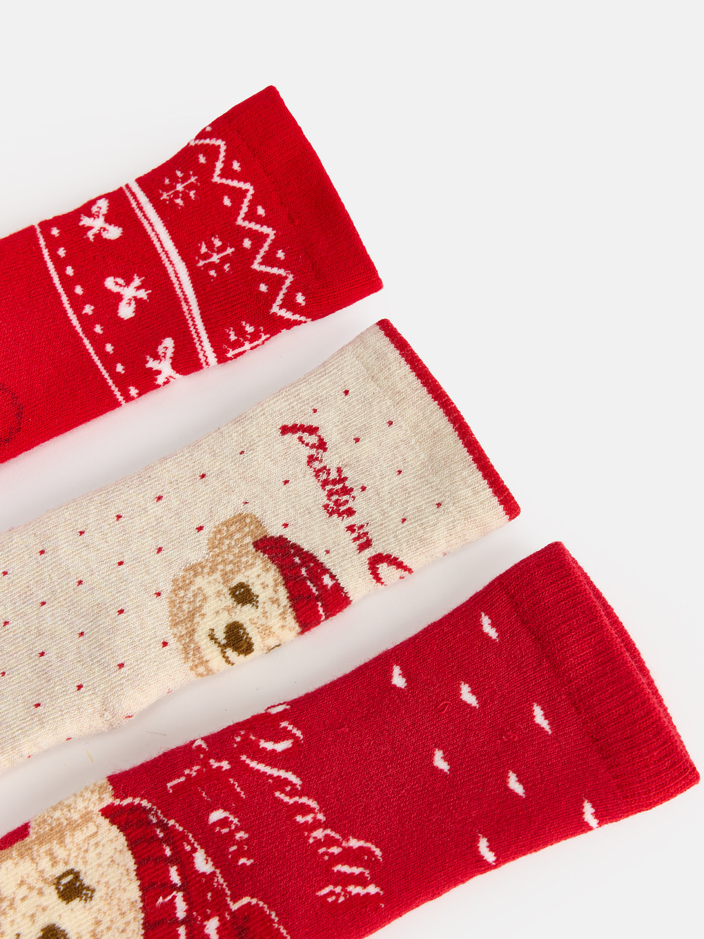 Girl Red Ankle Socks-1