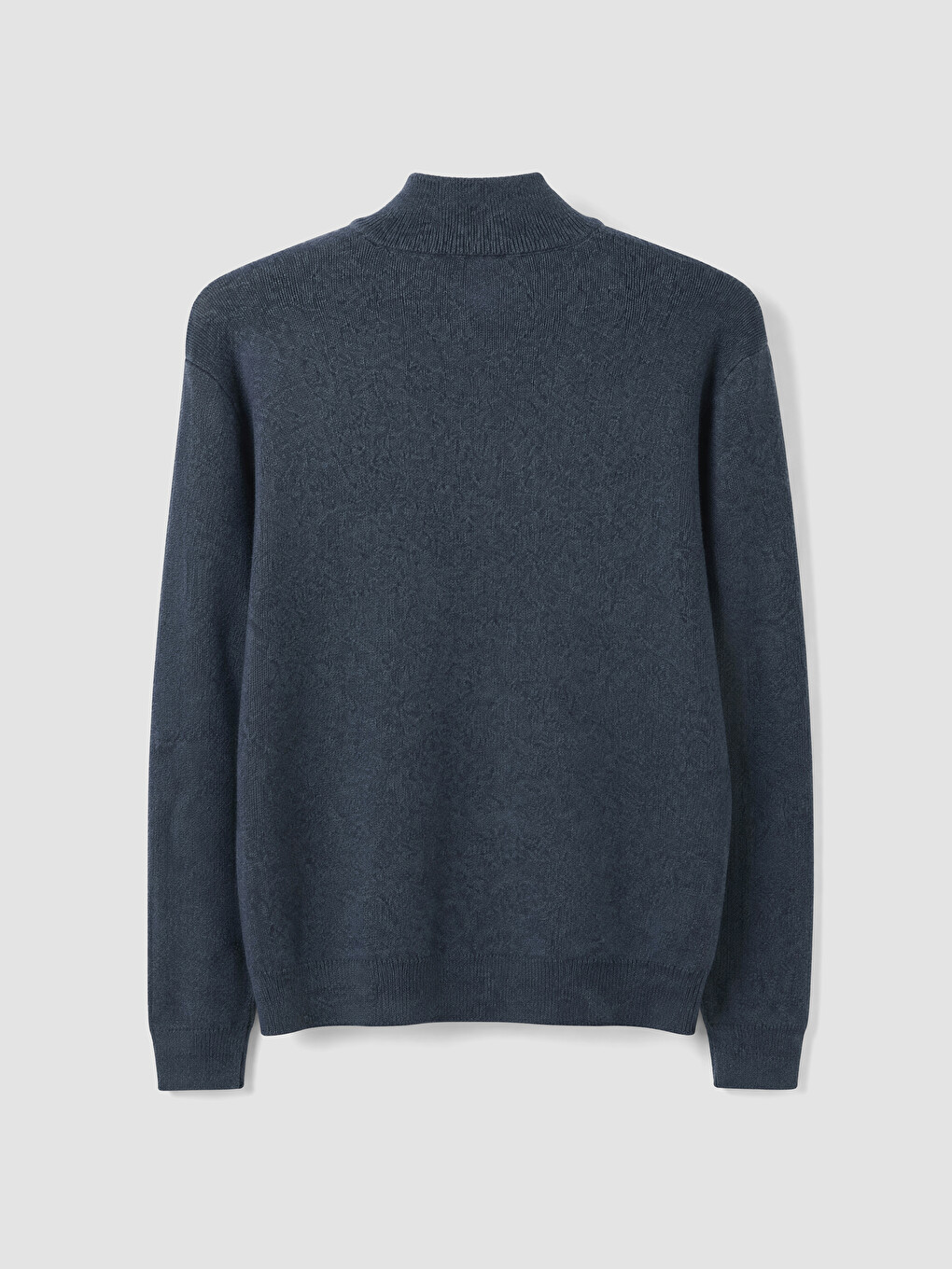 Pulover Tricotat Mock Neck Bărbați-6