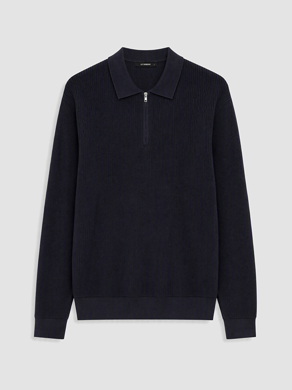 Pulover Tricotat Pentru Bărbați Cu Guler Polo-3