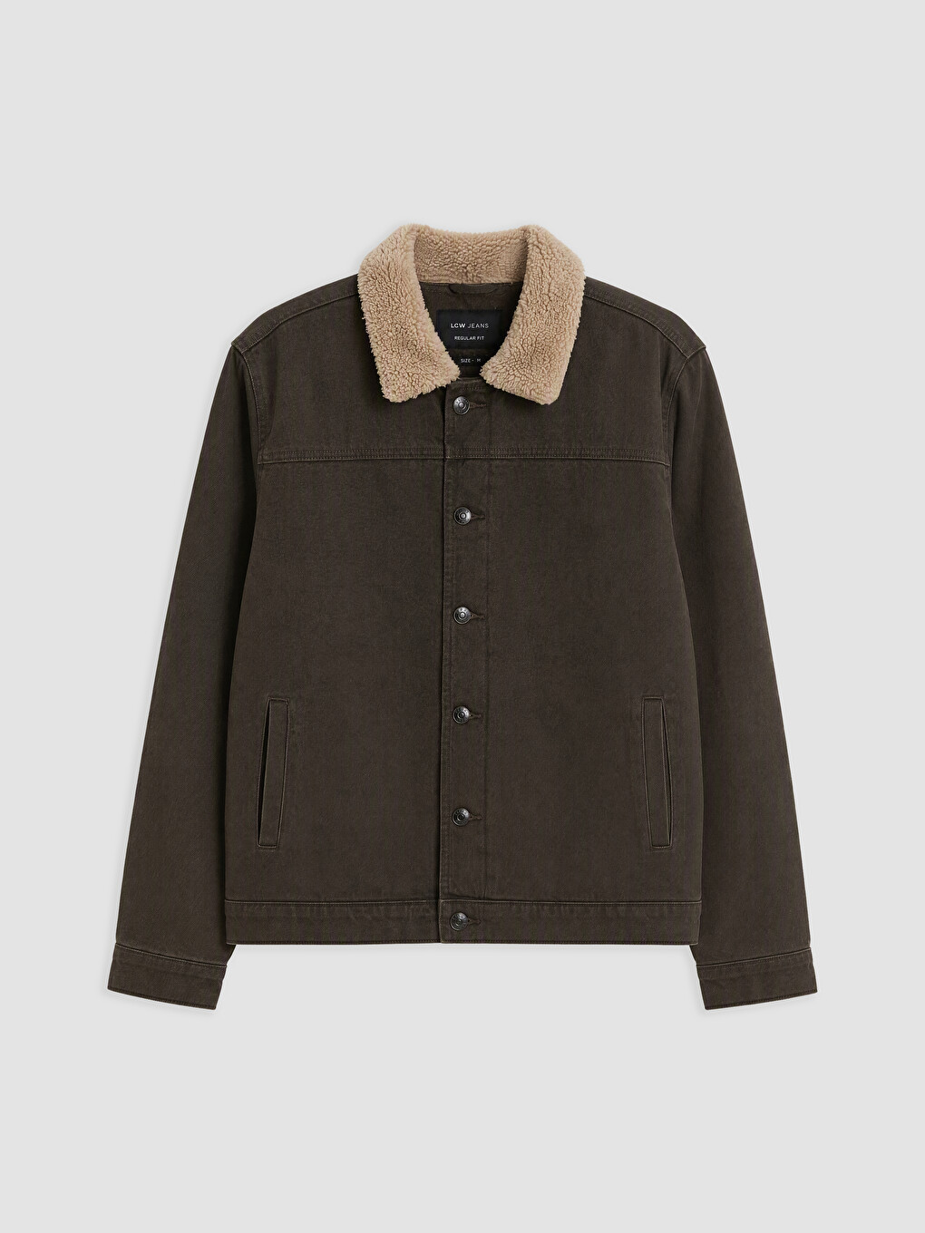 Regular Fit Men's Jean Coat-5