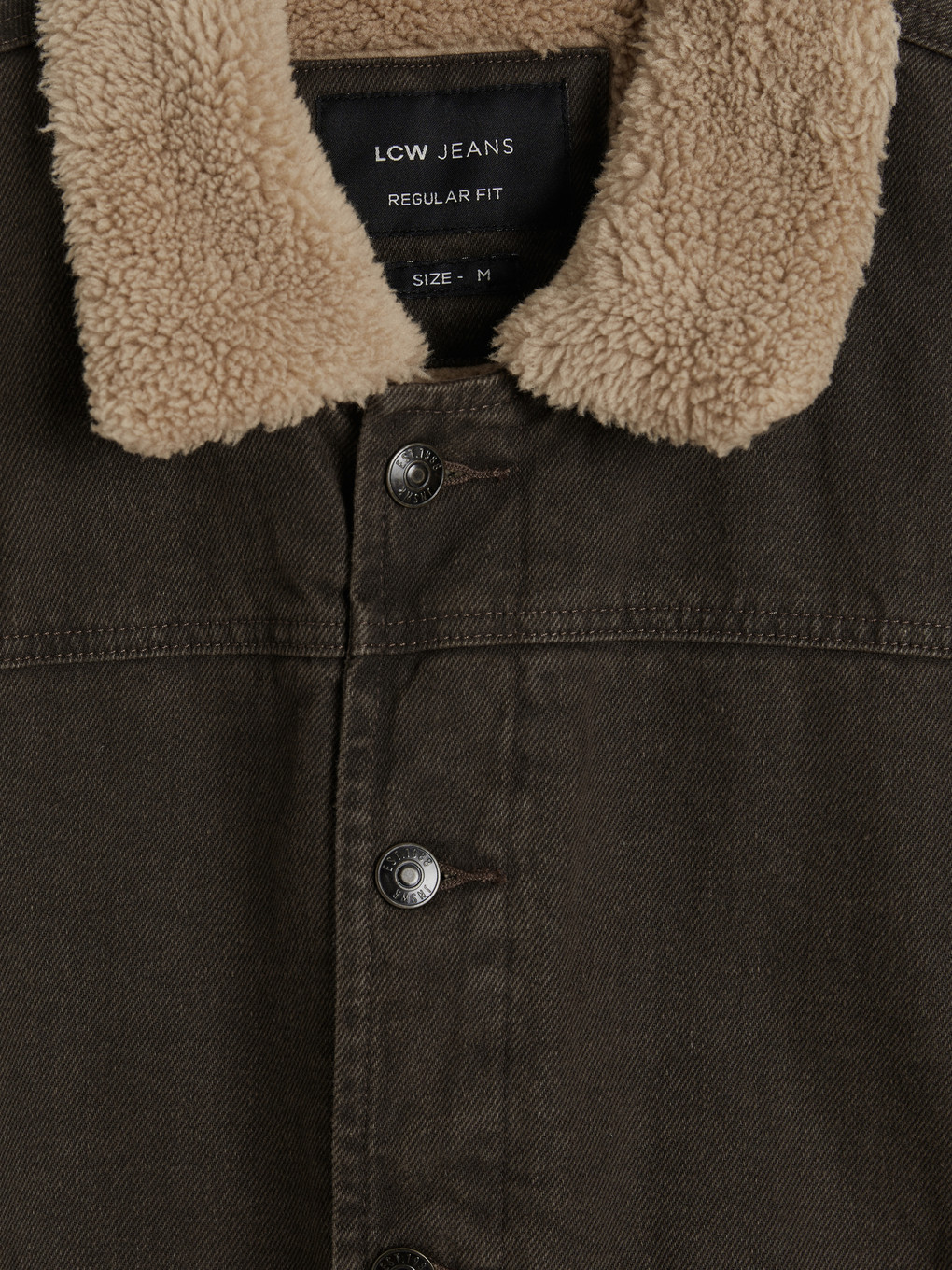 Regular Fit Men's Jean Coat-7