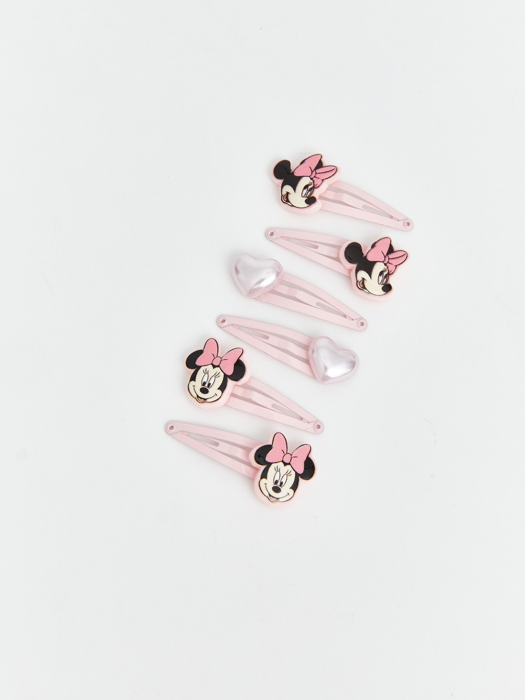 Minnie Mouse Licensed Snap Hair Clip 6-pack