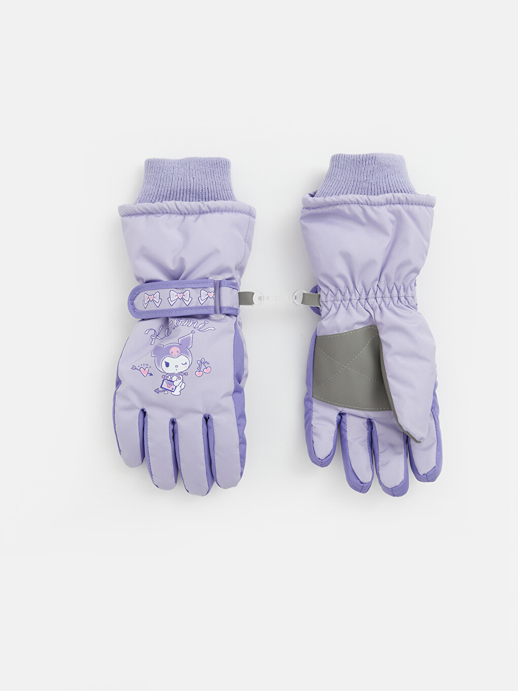 Kuromi Printed Girls' Gloves