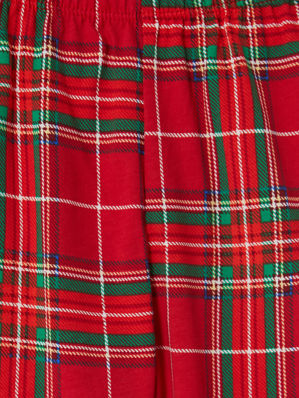 Kırmızı Beli Lastikli Baskılı Kız Pijama Alt-1