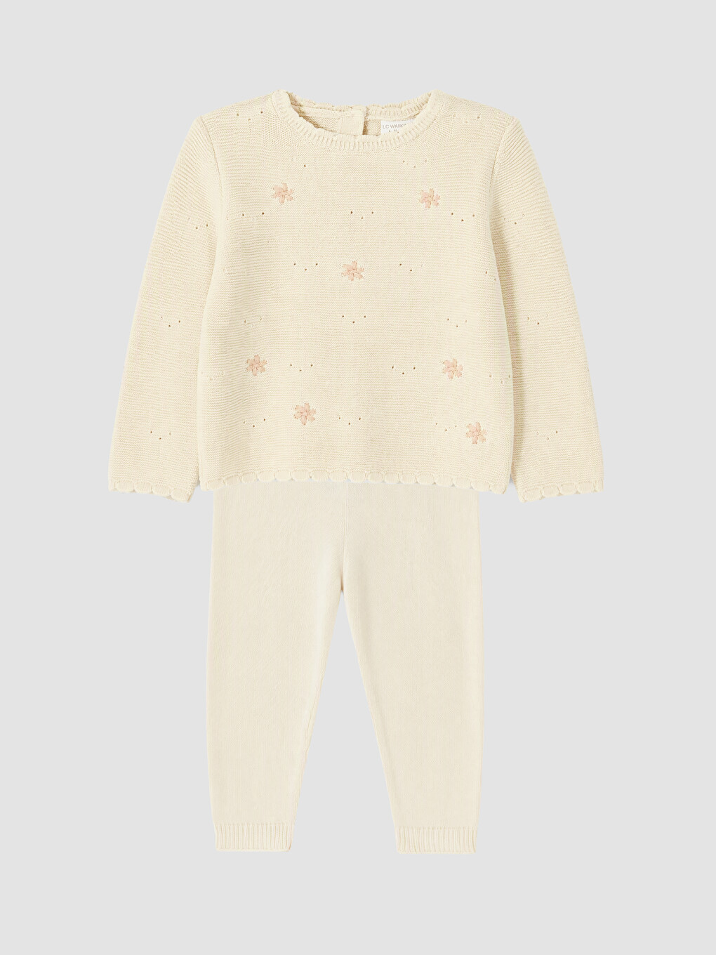 Baby Girl Ecru Set