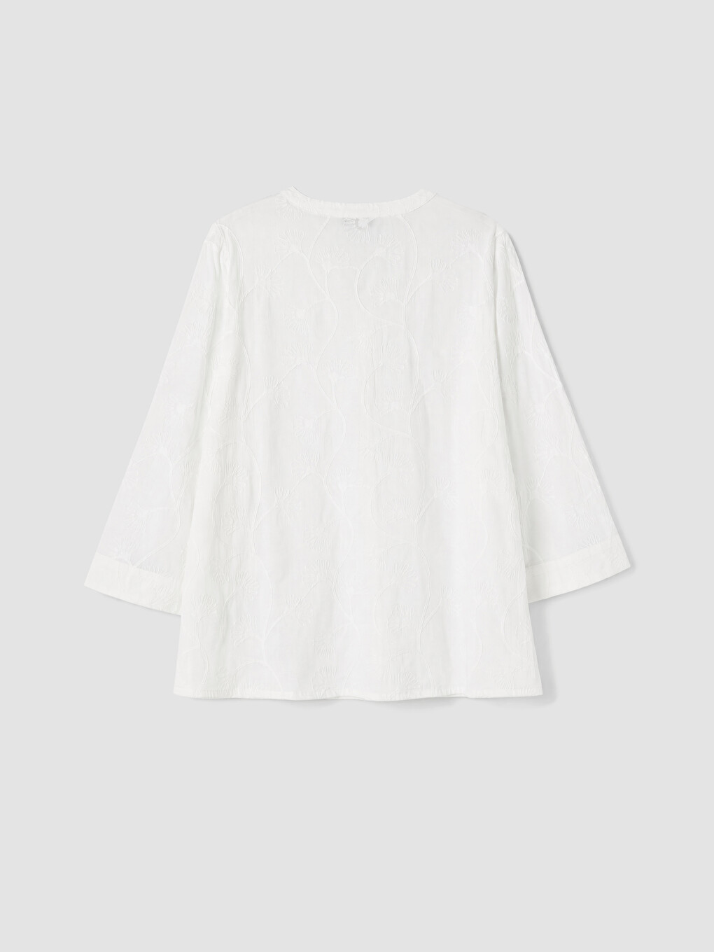 Notch Neck Embroidered Blouse-6