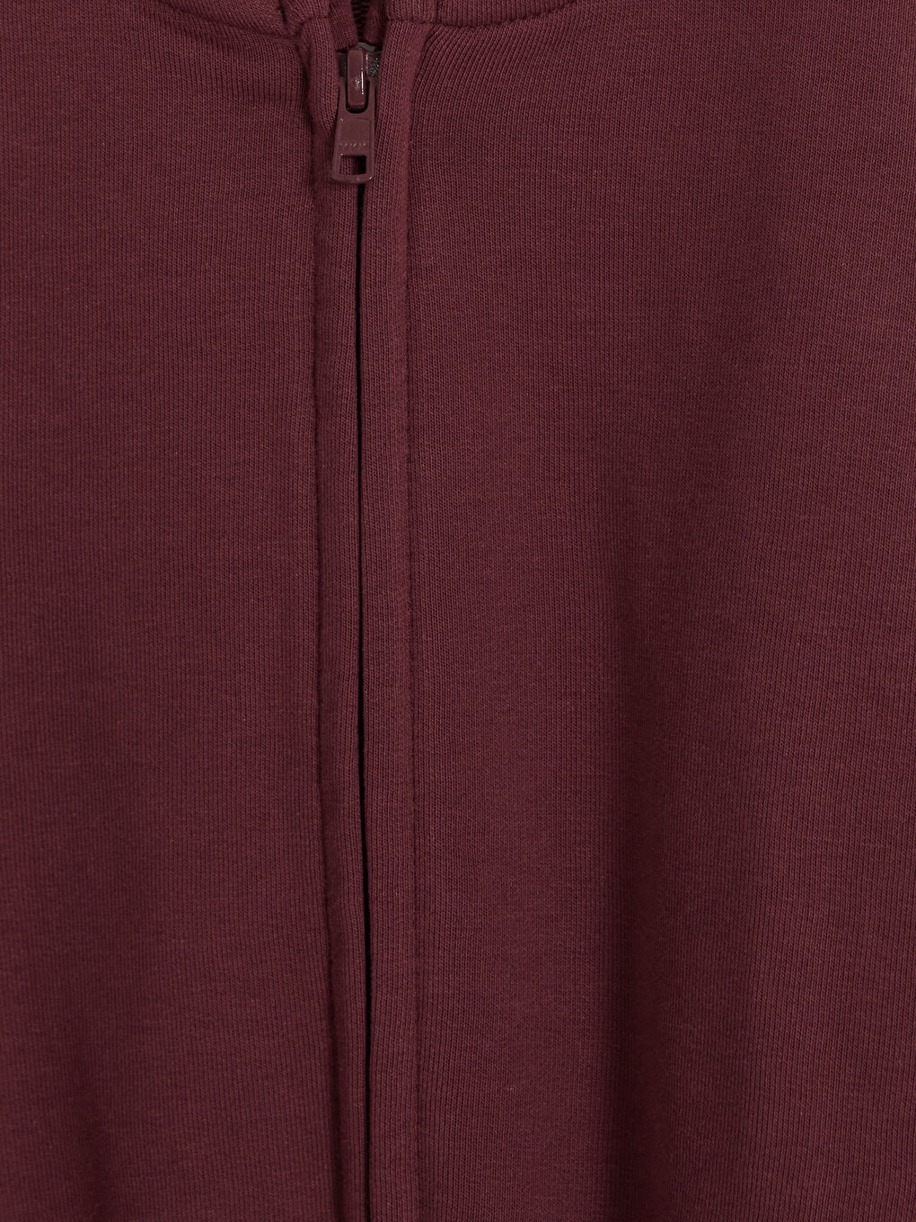 Girl Bordeaux Zip-up Sweatshirt-1