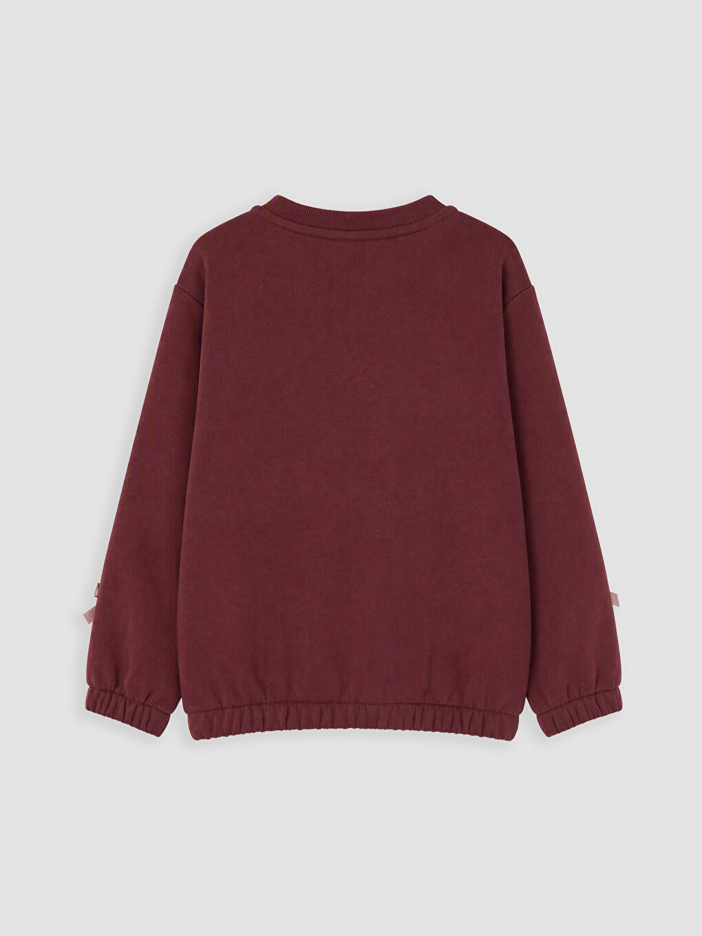 Girl Bordeaux Zip-up Sweatshirt-2