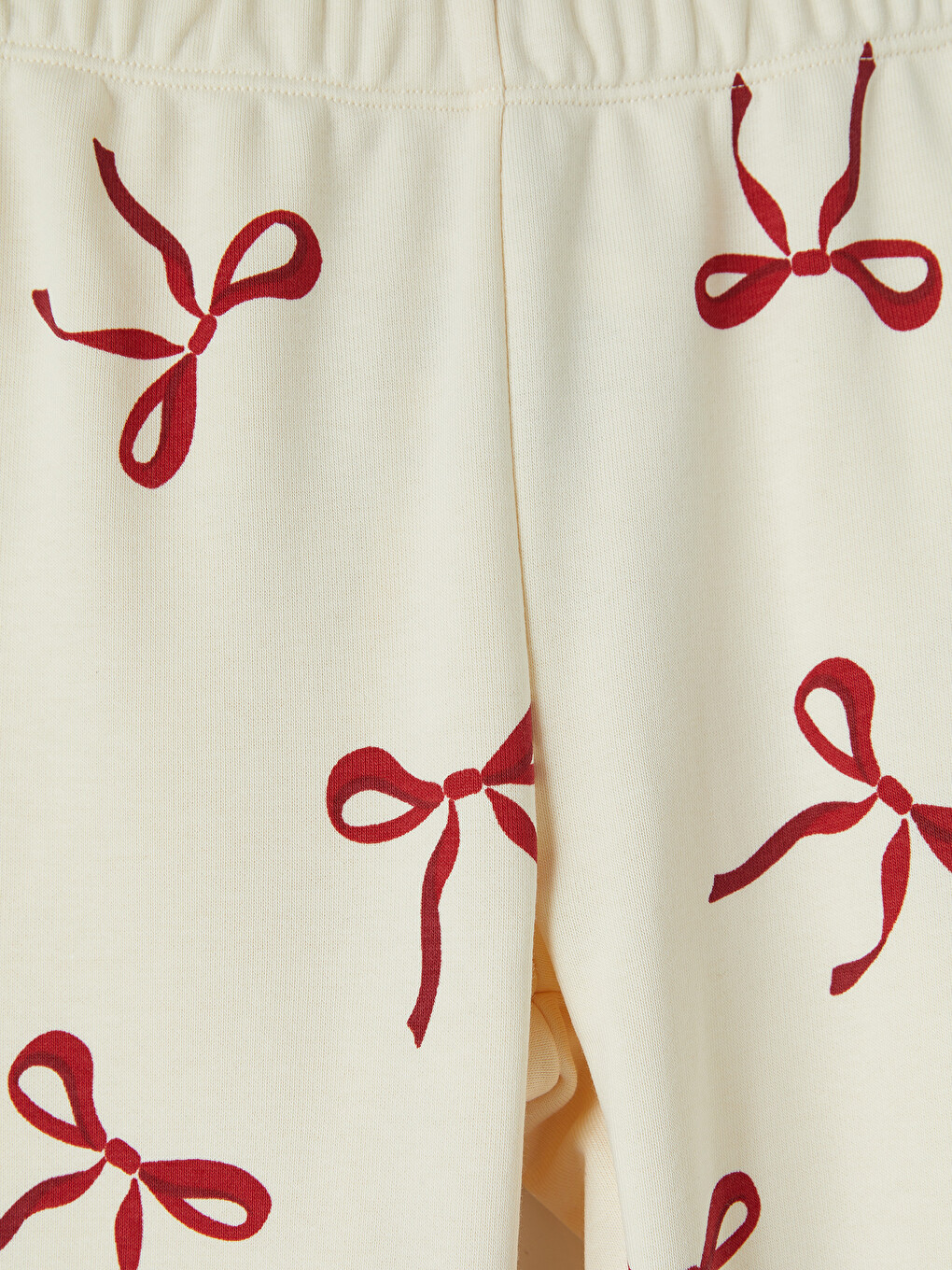 Ekru Fiyonk Baskılı Kız Çocuk Jogger Eşofman Altı-2