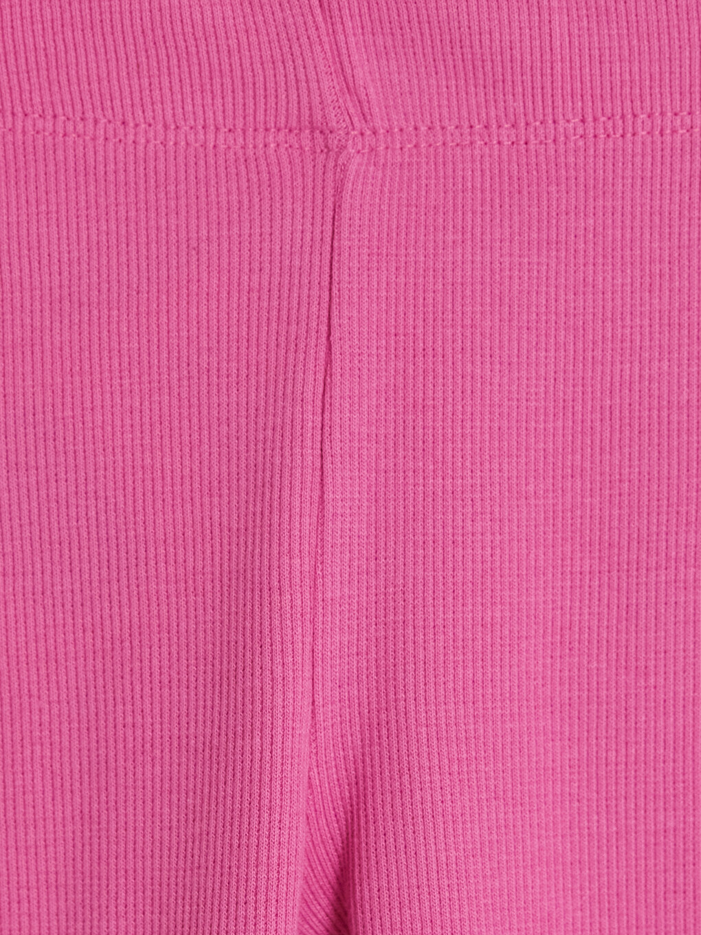 Girls' Ribbed Ruffled Leggings-1