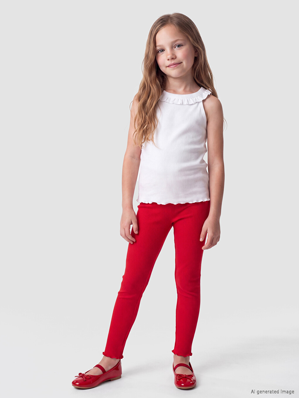 Leggins Me Bel Normal Për Vajza-1