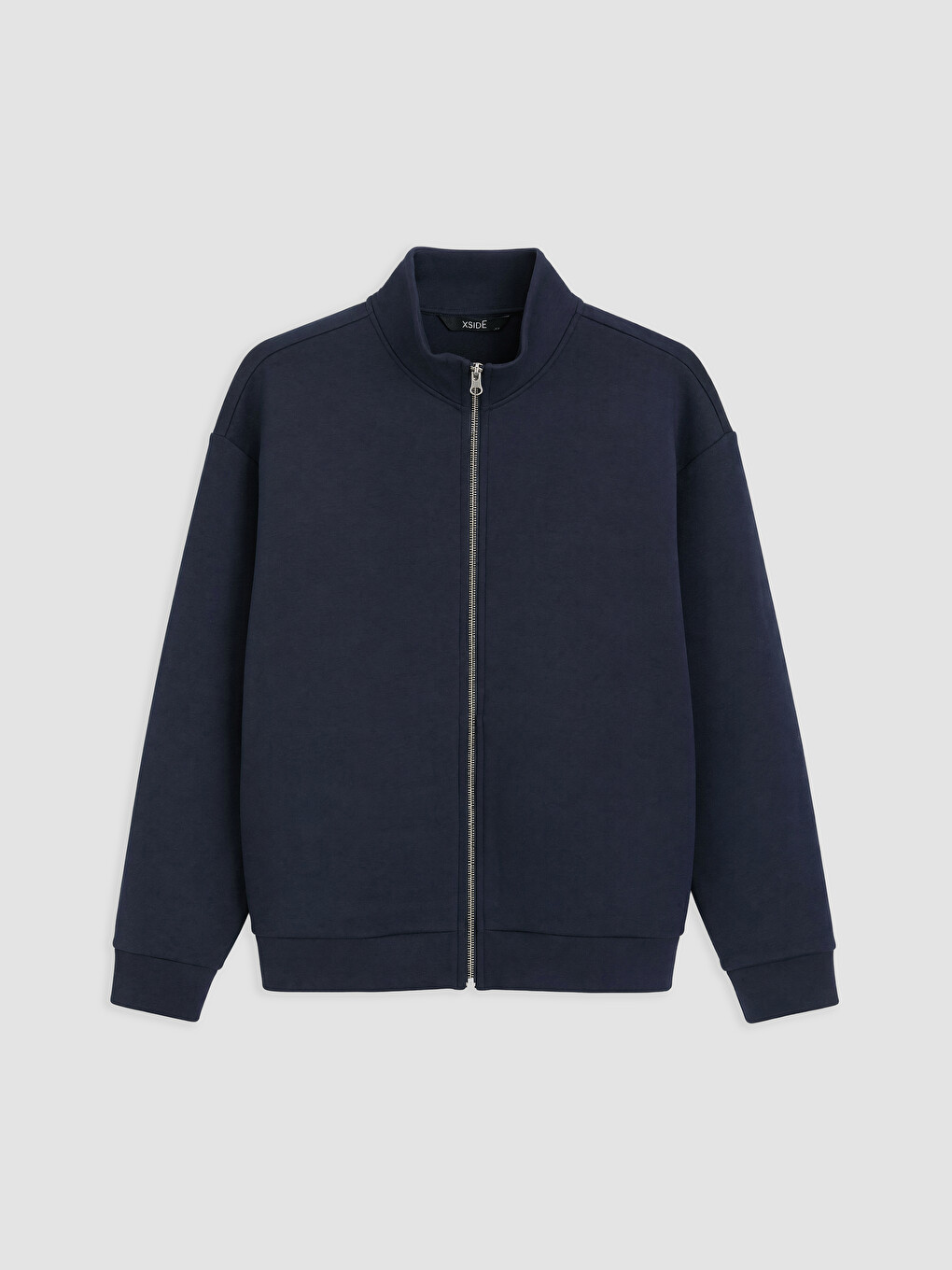 Loose Fit Men's Zip-up Sweatshirt-4