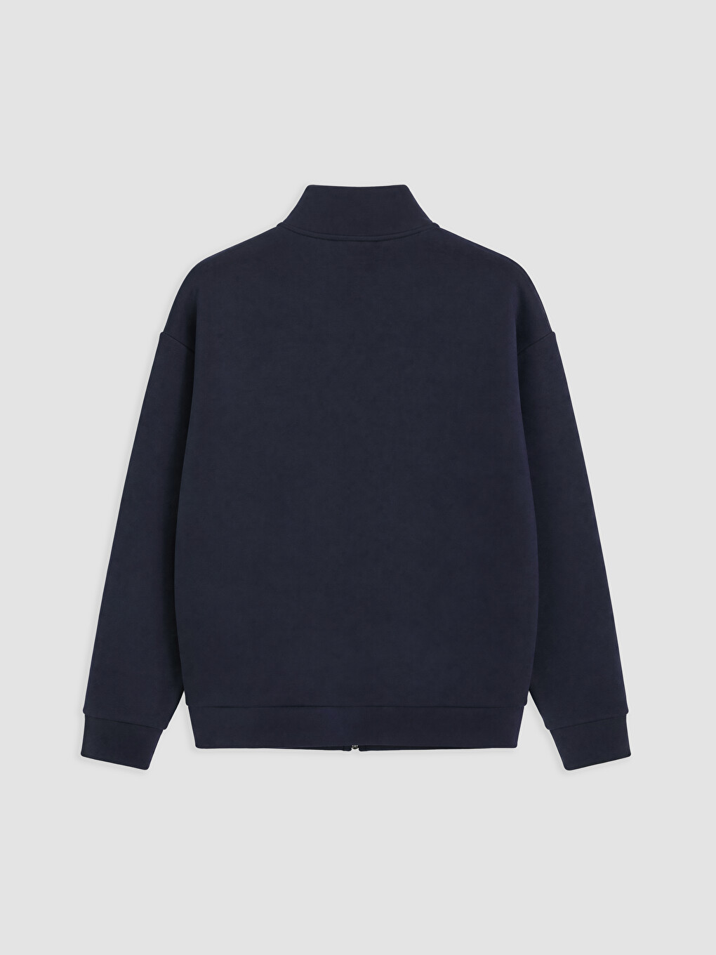 Loose Fit Men's Zip-up Sweatshirt-5