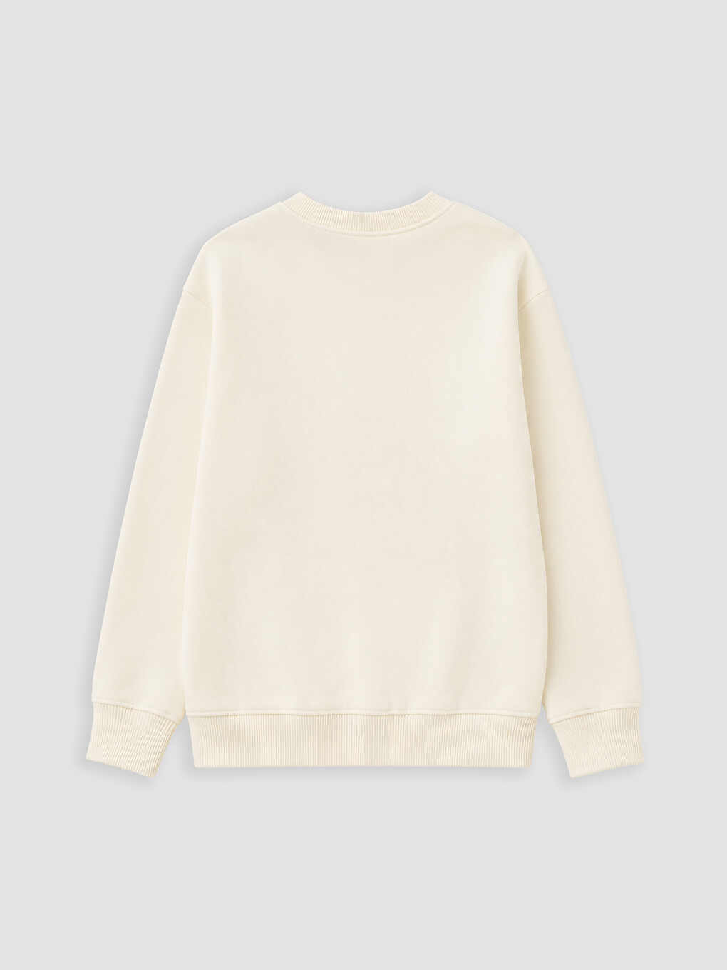 Ekru Kız Çocuk Baskılı Sweatshirt-2