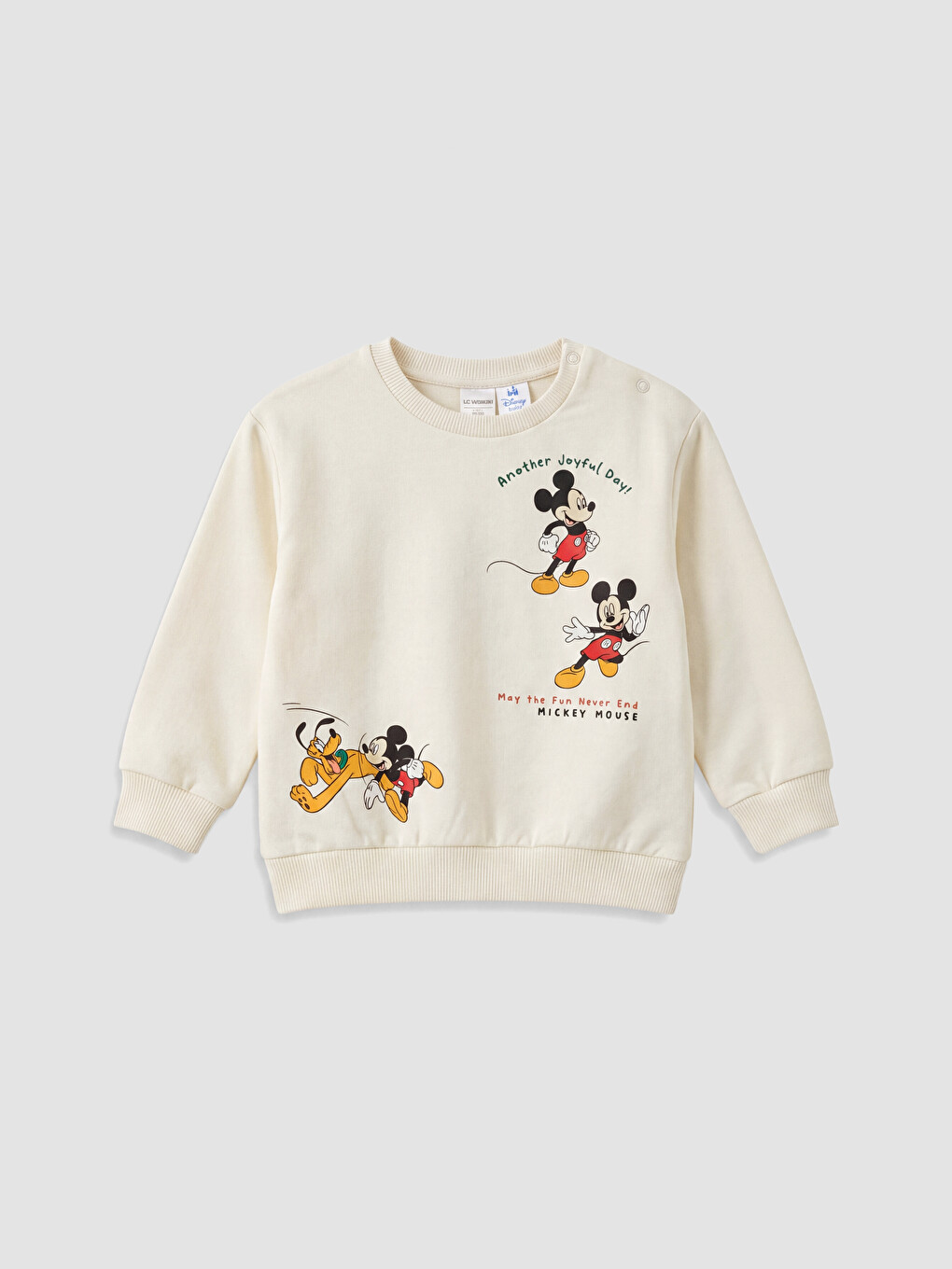 Bej Winnie The Pooh Erkek Bebek Tişört 2'li-1