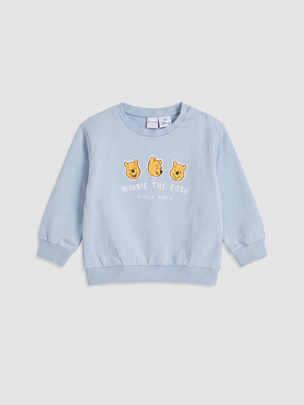 Bej Winnie The Pooh Erkek Bebek Tişört 2'li-4