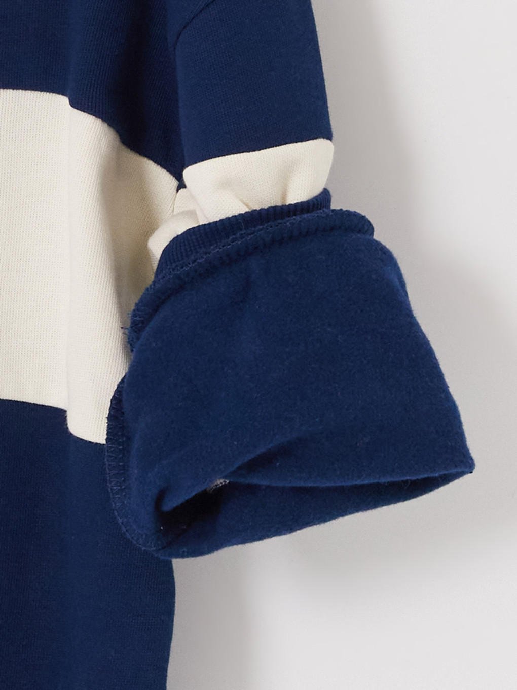 Polo Collar Men's Thick Sweatshirt-3