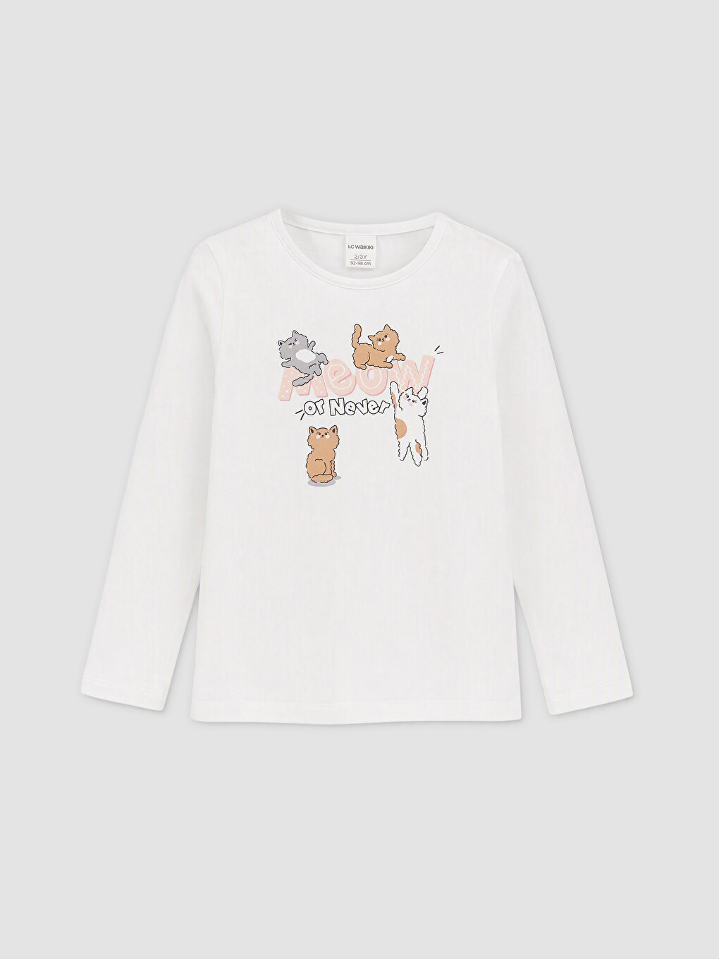 Pembe Baskılı Kız Çocuk Pijama Takımı-1