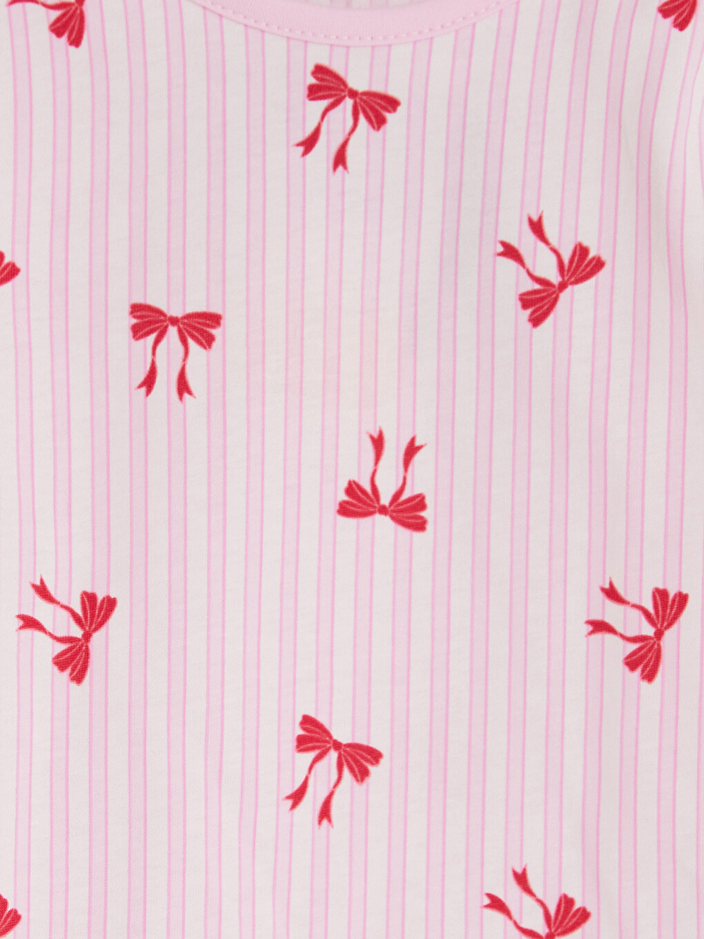 Pembe Desenli Kız Çocuk Pijama Takımı-5