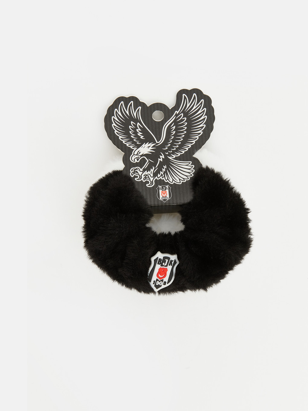 Karışık 2'li Beşiktaş Lisanslı Pelüş Kız Çocuk Saç Tokası-1