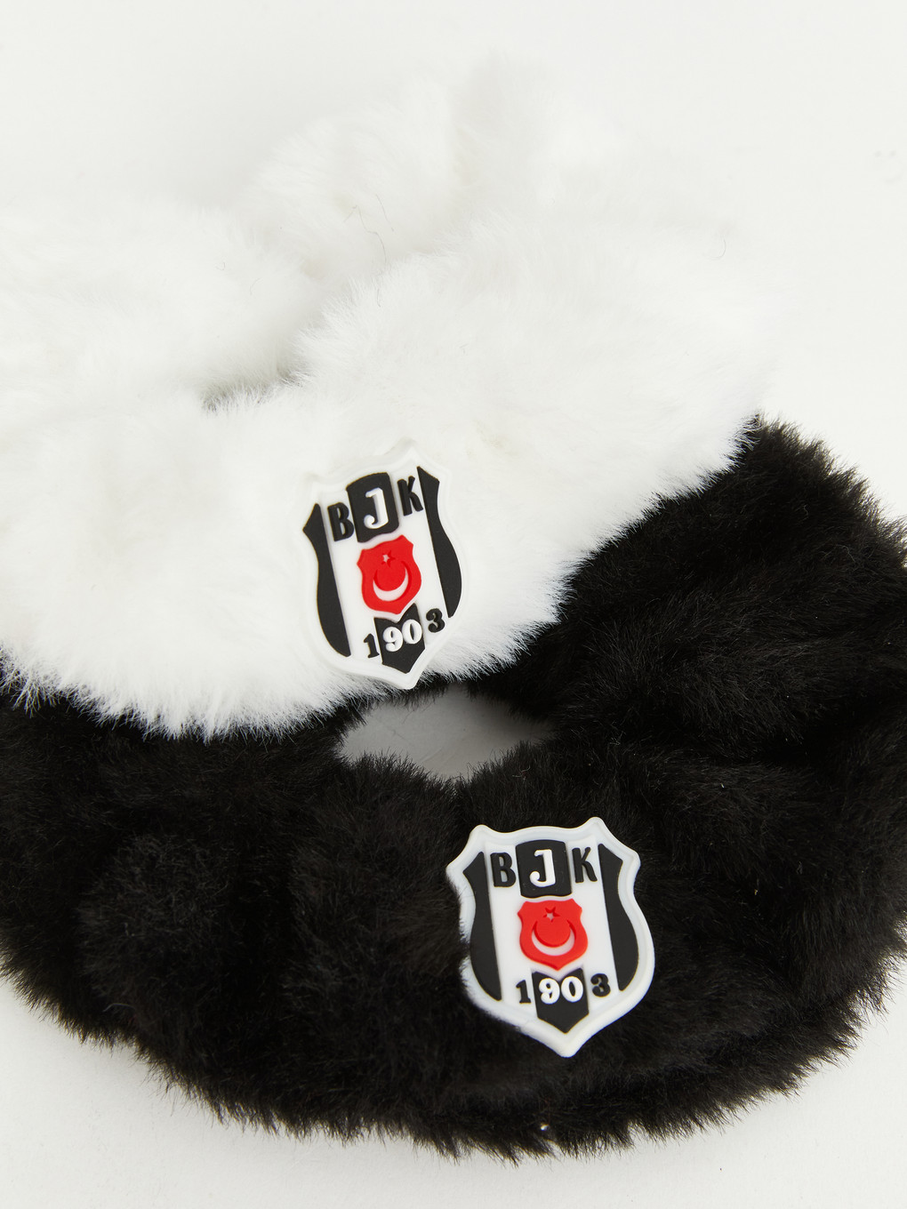 Karışık 2'li Beşiktaş Lisanslı Pelüş Kız Çocuk Saç Tokası-2