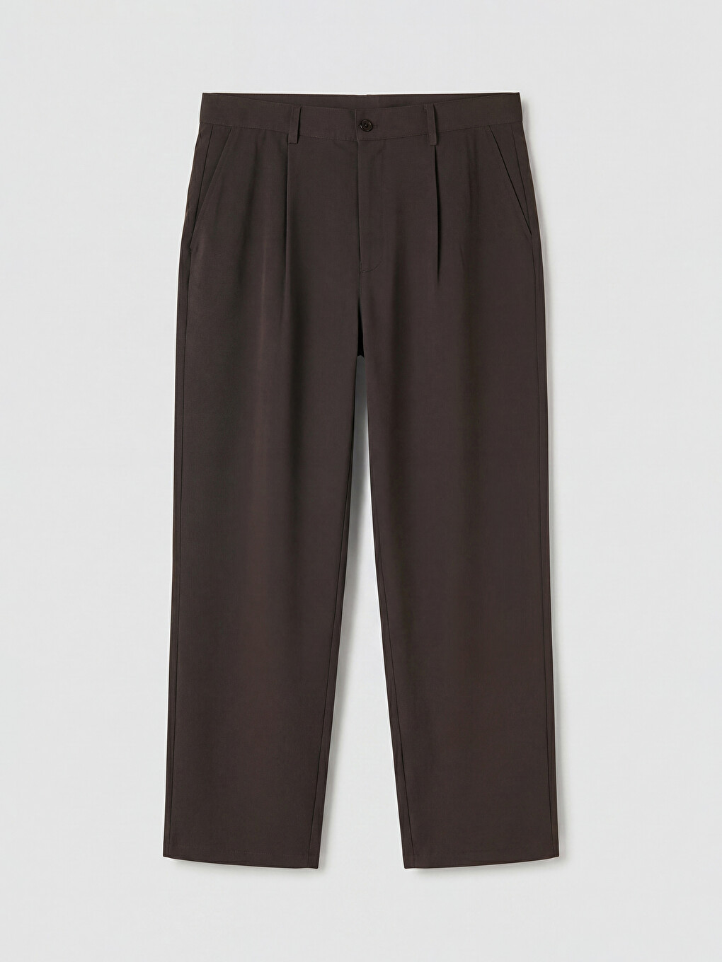 Extra Loose Fit Pleated Men's Trousers-3