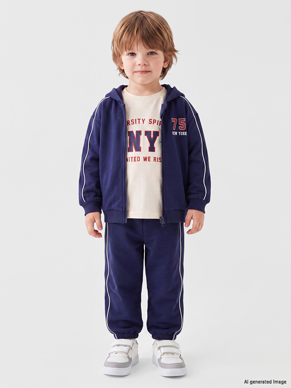 New York Printed Baby Boys' 3-piece Set-2