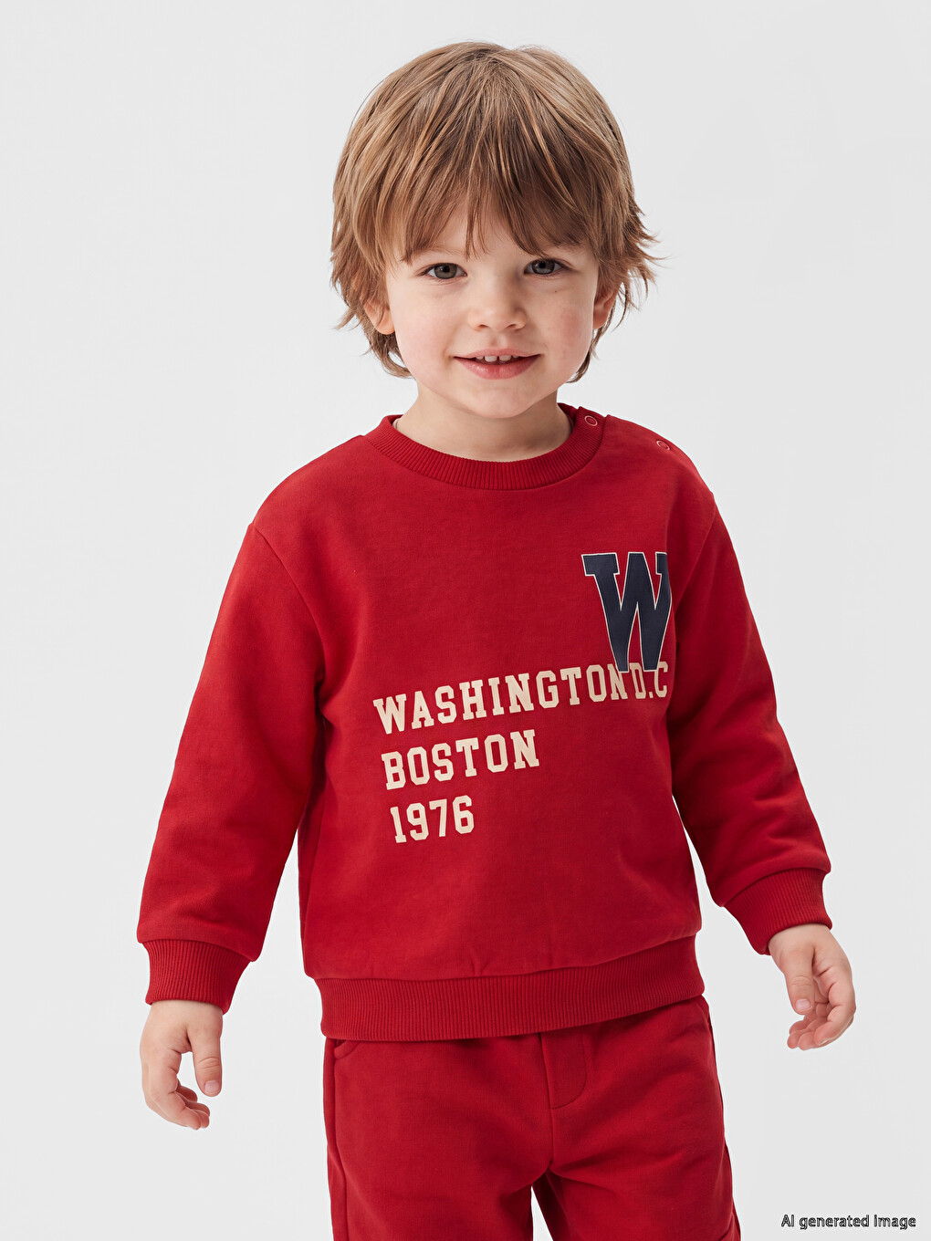 Washington Printed Baby Boys' Tracksuit Set-1