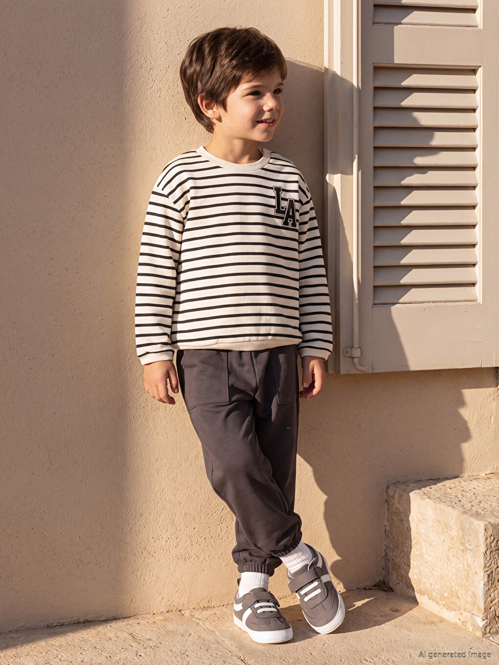 Striped Baby Boys' Set-1