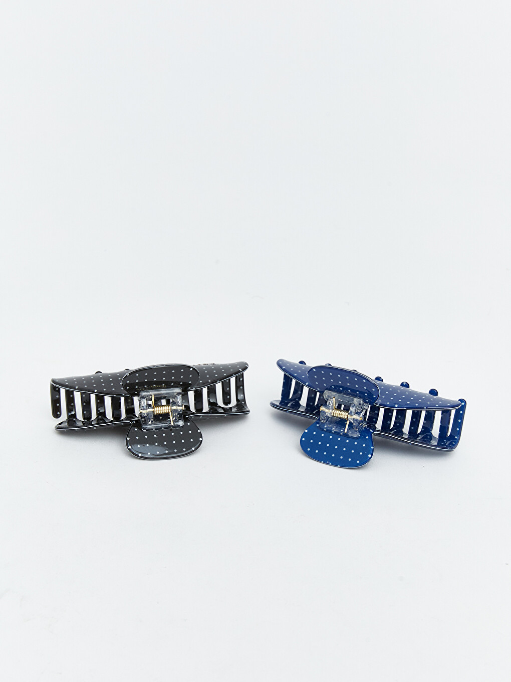 Polka Dot 2 Pack Claw Clip Hair Accessory-1