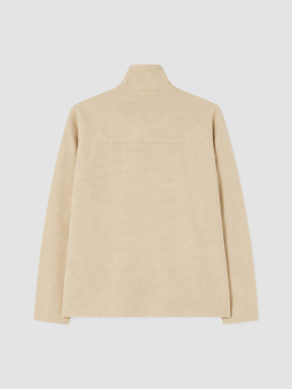 Man Beige Overshirt-1