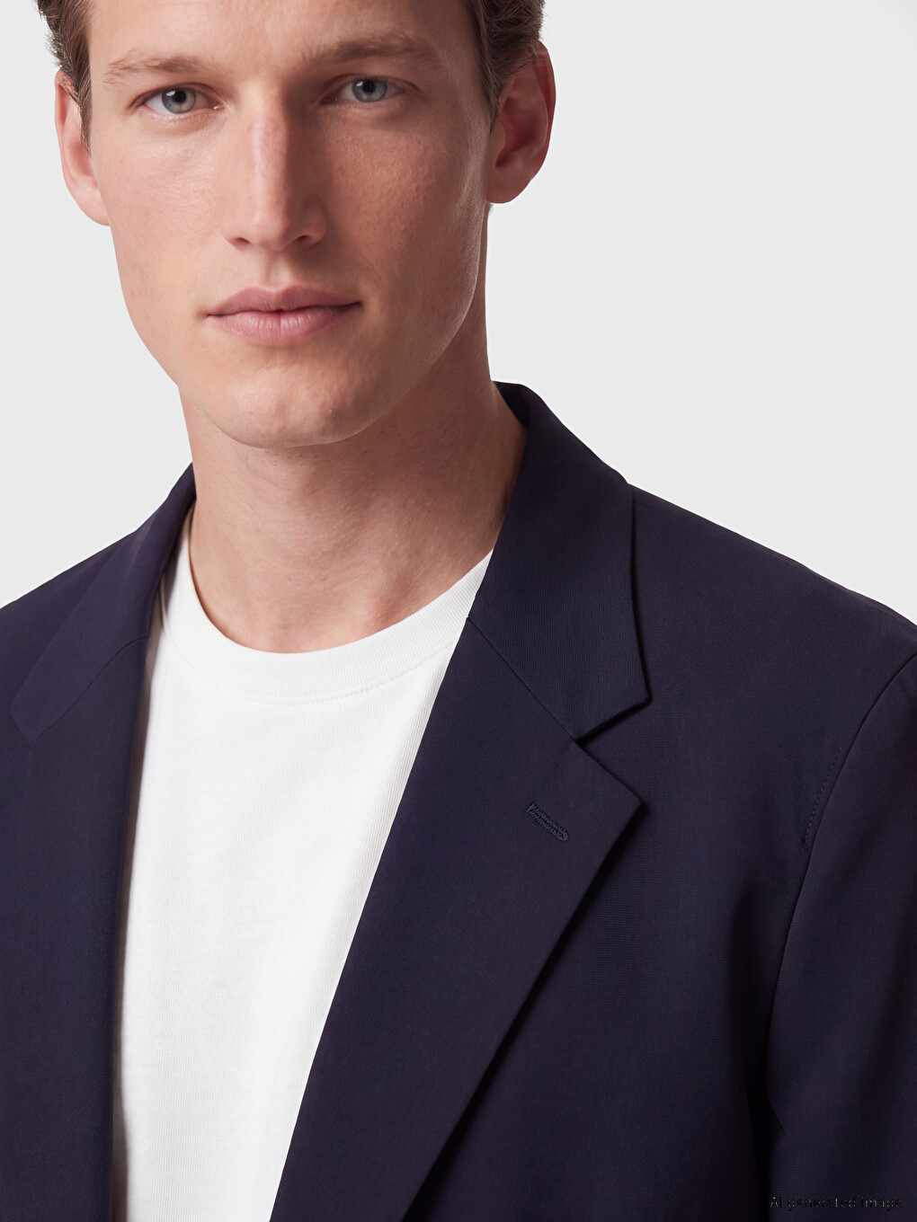 Lacivert Regular Fit Erkek Blazer Ceket-2